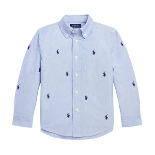 Polo Ralph Lauren Camicia Oxford In Cotone Per Bambino 322878876001