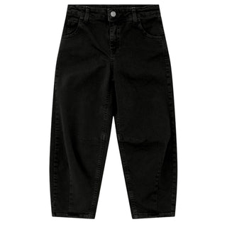 Please Jeans in denim nero da bambina PH31132G78J