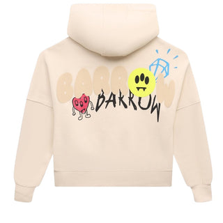 Barrow Felpa Con Cappuccio In Cotone F4BKJGHS143 Per Bambina