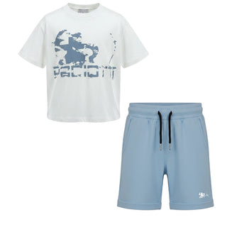Cesare Paciotti Completo Con T-shirt E Bermuda Per Bambino COMP6110J-V1