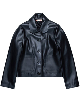 Marni Giubbino in similpelle da bambina M01165-M00SN