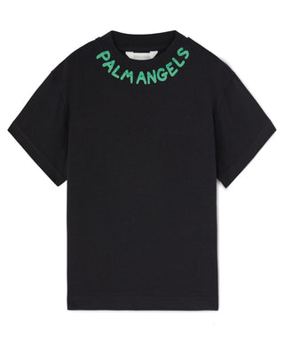 Palm Angels T-shirt girocollo con logo "Palm Angels" PBAA003S25JER0041055