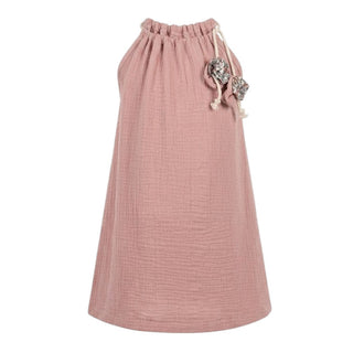 BLOOM Abito Rosa Antico In Cotone Per Bambina 133205RA