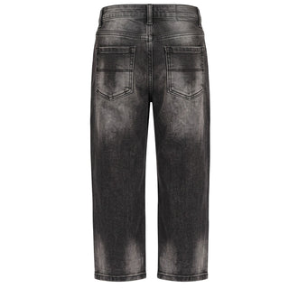 Iceberg Jeans In Denim Nero PTICE7300J-V3 Per Bambino