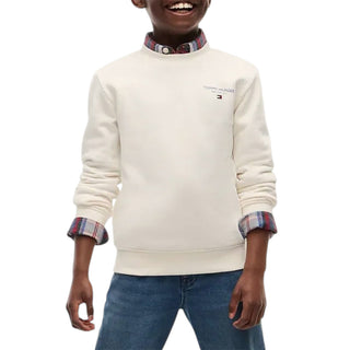 Tommy Hilfiger Felpa Girocollo In Cotone KB0KB10766J Per Bambini