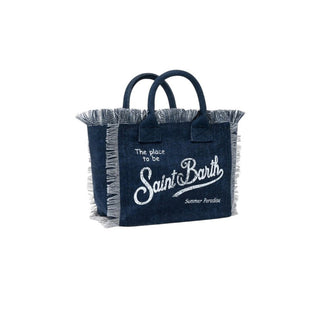 Mc2 Saint Barth Borse in canvas con frange COLETTE 03274H