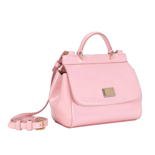 Dolce & Gabbana Borsa Sicily Mini In Vernice Rosa EB0003-A1067-80414