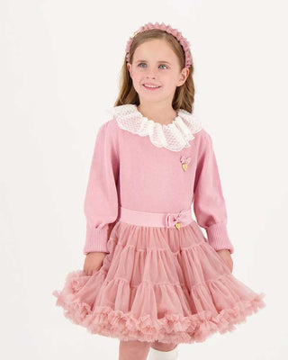 Angel's Face Maglia Meg Lace Collar Jumper Black MEG LACE COLLAR