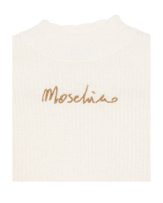 Moschino Maglia con logo frontale ricamato HDW023