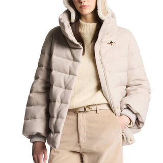 Fay Piumino In Jersey Di Lana Beige NAW3251362J Per Donna
