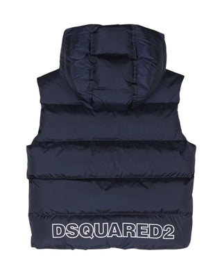 Dsquared2 Hooded Sleeveless Jacket DQ1731-D00BN