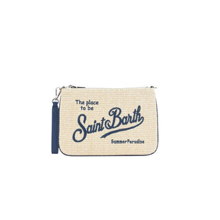 Mc2 Saint Barth Borse in raffia con logo PARISIENNE MINI 01503H