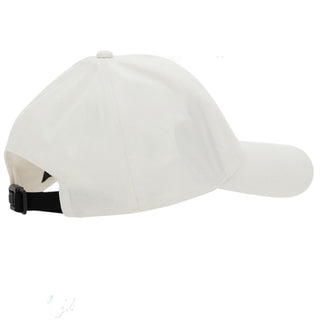 Moncler Cappello Con Visiera Bianco In Gabrdine K10913B00023-034
