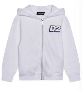 Dsquared2 Felpa con zip e cappuccio DQ1813-D0A4I