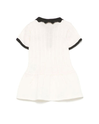 Elisabetta Franchi Vestina Con Logo ENAB057 A Contrasto