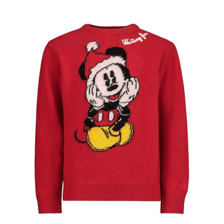 Mc2 Saint Barth Maglia rossa Princess Mickey in misto lana PRINCESS MICKEY