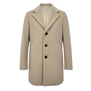 Paolo Pecora Cappotto monopetto beige da bambino PP3826