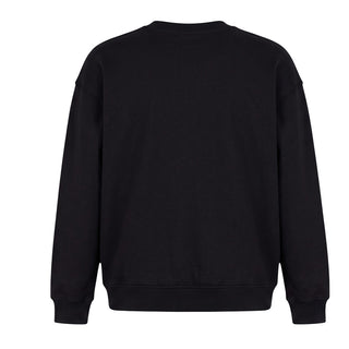 I'm Brian Felpa Girocollo Nera Oversize F3916 Per Uomo