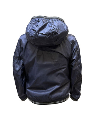 Blauer Giubbino con cappuccio 25SBLKC06443