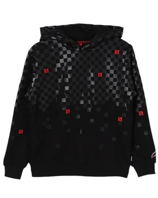 SPRAYGROUND Felpa nera con cappuccio da bambino SPY1146