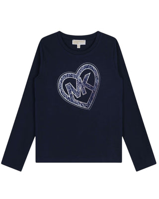 Michael Kors T-shirt a maniche lunghe con stampa R30144