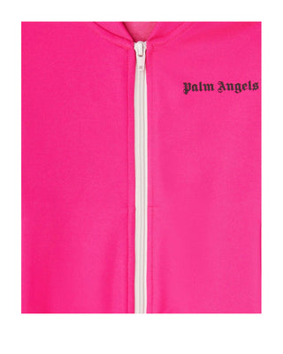 Palm Angels Felpa con zip e logo "Palm Angels" PGBD002S25FAB0016810