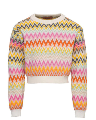 Missoni Maglia cropped con logo MV9A30-W0028