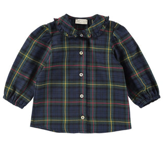 Jo Milano Shirt with ruffles at the neck 466N2