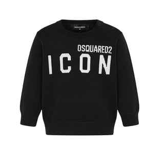 Dsquared2 Maglia Girocollo In Misto Lana Per Neonato DQ0622