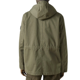 Stone Island Giacca verde in cotone Raso Gommato K1S154100064