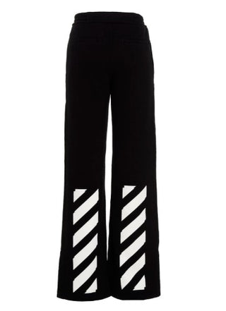 Off-White Pantalone felpa a palazzo con logo OWCH011C99JER0011