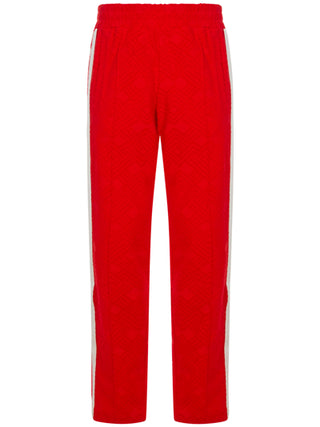 Palm Angels Pantaloni in tessuto monogramma PMCJ001S22FAB0042503