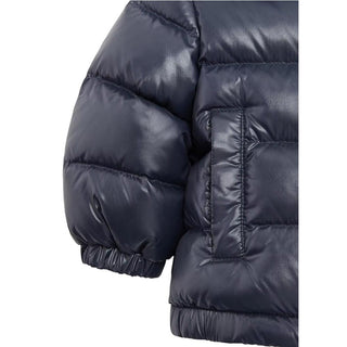 Moncler Giubbino Blu New Aubert Con Cappuccio L29511A00019-742 Per Neonato