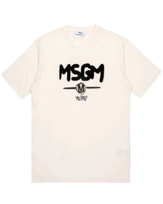 Msgm T-shirt a maniche corte con logo F4MSJBTH087