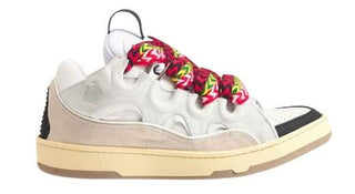 Lanvin Sneakers MIT FISCHGRÄTENSCHNÜRSEN FWSKDK02DRA2 mit Schnürsenkeln