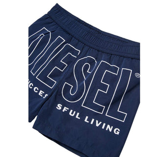 Diesel Boxer Mare Blu Con Logo Da Neonato K00783-KXBPB-K8AT