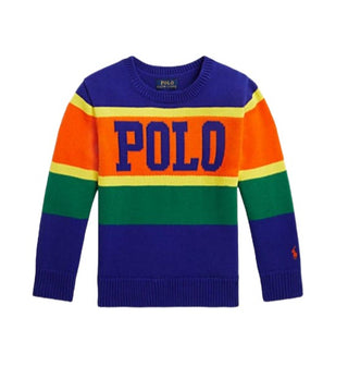Polo Ralph Lauren Gestreifter Pullover 322890652001 mit Logo für Kinder