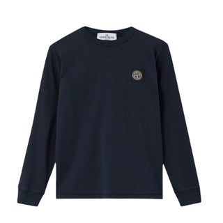 Stone Island T-shirt in jersey a maniche lunghe con Compass K2S162100003