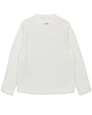 MM6 Maison Margiela Maglia girocollo con logo M60705-MM03G