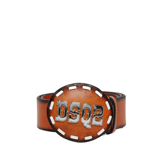 Dsquared2 Cintura In Pelle Con Logo DQ3545-D0AIX-DQ13 Per Bambino