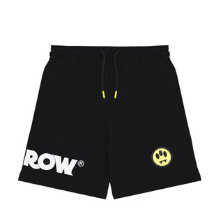 Barrow Bermuda Nero In Felpa Con Smile S6BKJUBE011-110