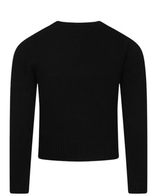 Diesel Maglia nera cropped con logo J02084-KYAYX