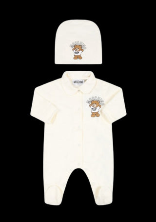 Moschino Playsuit muy047 MIT CLIPS VORNE