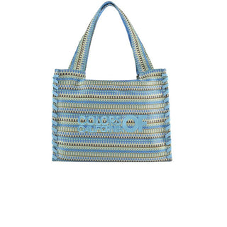 Colors Of California Borsa In Rafia HC.HOLLY Con Logo