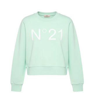 N21 Felpa girocollo con logo frontale N21574-N0154