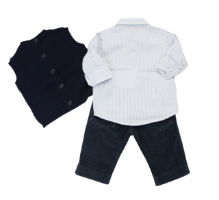 Aletta Completo Pezzi mrv333942 Da Neonato Colore Blu – La Cicogna