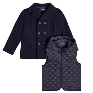 Il Gufo Cappotto in misto lana da bambino A22GP311W0048