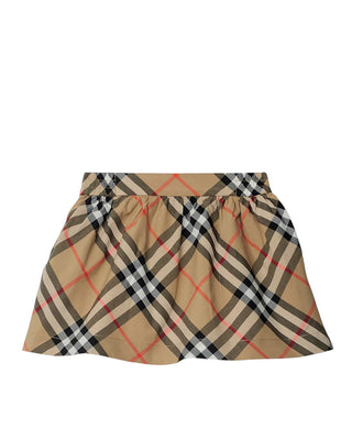 Burberry Gonna beige in popeline Check 8096416