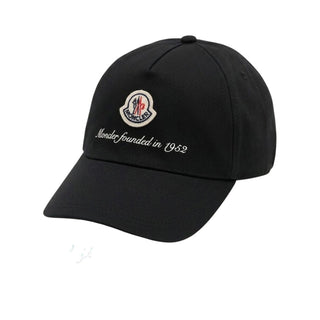 Moncler Cappello Con Visiera Nero In Gabrdine J10913B00002-999