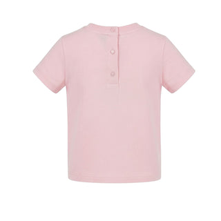Fendi T-shirt Rosa Con Orsetto BUI120-AY8D-F1UL9 Per Neonata